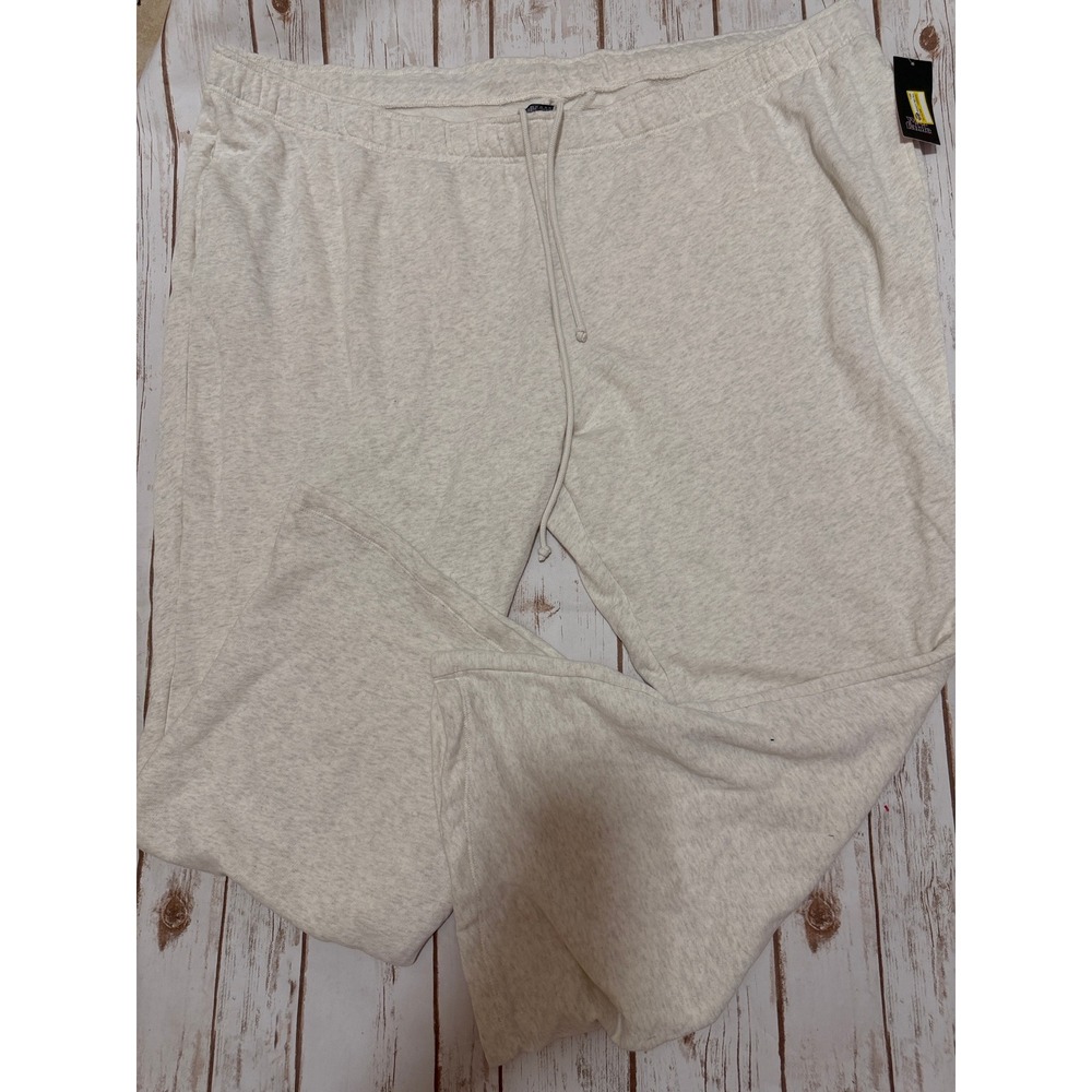 Wild Fable Soft Lounge Pants Oatmeal Heather Wide Leg High Rise NWT Womens 4X